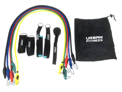 Urban Fitness 11 stuks weerstandsbuis set