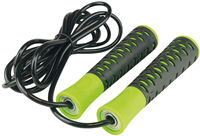 Urban Fitness springtouw high grip snelheidstouw zwart groen 2,8m