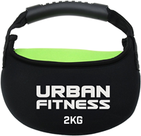 Urban Fitness kettlebell stof 2kg - multifunctioneel trainingsgewicht