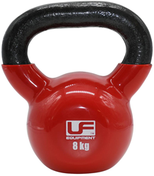 Urban Fitness Gietijzeren Kettlebell Rood - 8kg