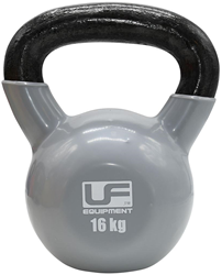 Urban Fitness Cast Iron Kettlebell Zilver - 16kg
