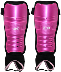 Uwin hockey scheenbeschermers - bescherming voor hockey - pink/purple/black XS