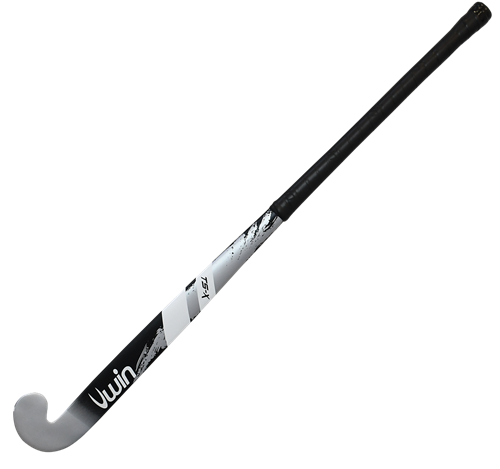 Uwin hockey stick TS-X metallic zilver zwart 28 inch speelgoed