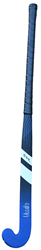 Uwin hockey stick CV-X glasvezel zwart/blauw 34 inch voor kinderen