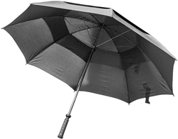 Longridge Dual Canopy Umbrella - Black -