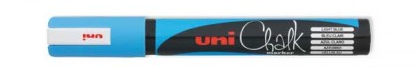Uni-ball Uni Chalk Marker 5M Blauw