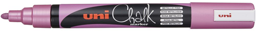 Uni-ball Uni Chalk Marker 5M Metallic Roze