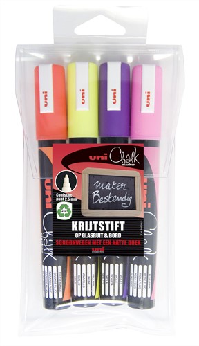Uni-ball Uni Chalk Marker 5M Neon Set