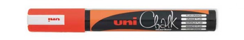 Uni-ball Uni Chalk Marker 5M Oranje Fluo