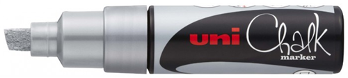 Uni-ball Uni Chalk Marker 8K Zilver