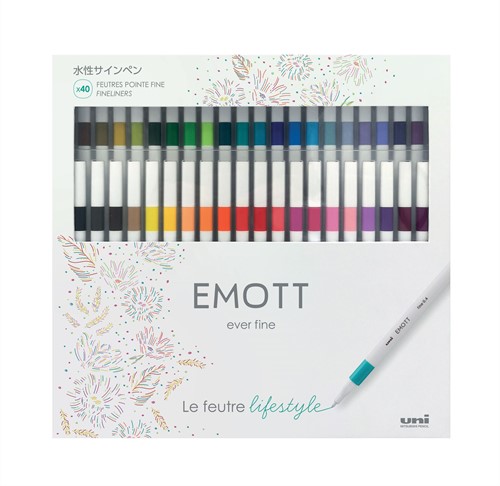 Uni-ball Uni Emott Fineliners Set 40 stuks