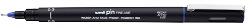 Uni-ball Uni Pin Fineliner 0,3 mm Blauw