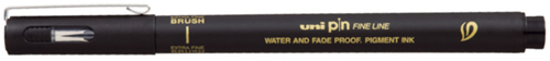 Uni-ball Uni Pin Fineliner Extra Fine Brush Zwart