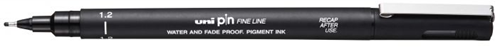 Uni-ball Uni Pin Fineliner Zwart 1,2 mm