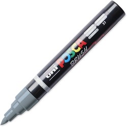 Posca brushmarker grijs - creatieve penseelstift voor kunstenaars