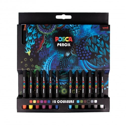 Uni Posca Uni Posca Pencil Set 12 stuks