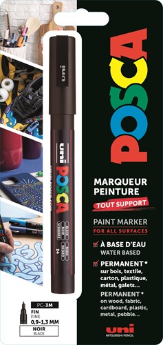 Posca Uni Posca Verfmarker 3M Zwart Blister