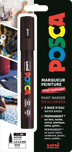Posca Uni Posca Verfmarker 5M Zwart Blister