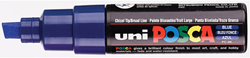Posca verfmarker 8K donkerblauw - creatieve markeerstift voor kinderen en volwassenen