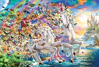 Eurographics puzzel Unicorn Fantasy - 2000 stukjes fantasie