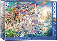 Eurographics puzzel Unicorn Fantasy - 2000 stukjes fantasie-2