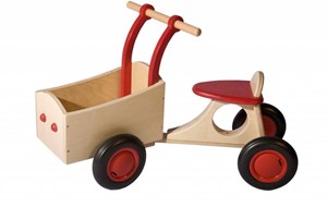 Van Dijk Toys Bakfiets Rood van dijk toys kopen in de aanbieding