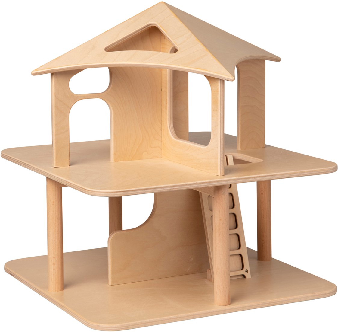 PlanToys Victoriaans poppenhuis van hout - Studio Bambacht