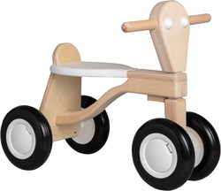 Van Dijk Toys loopfiets berkenmultiplex - Wit ( Kinderopvang kwaliteit )