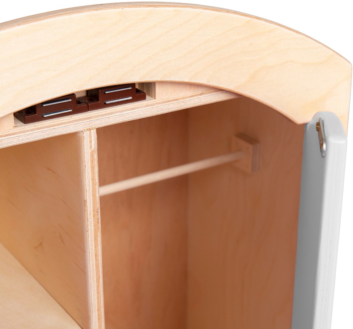 Melody Jane Dolls Houses Miniatuur 1:12 Onafgewerkte Natuurlijke Houten Slaapkamer Meubels Wash Stand
