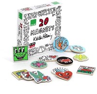 Vilac magneten Keith Haring - 20 houten kunstmagneten voor kinderen