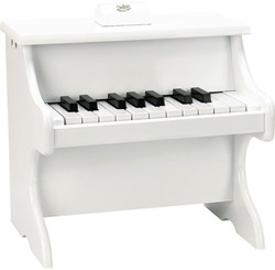 Vilac speelgoed piano wit met 18 toetsen en partituren - kinderpiano