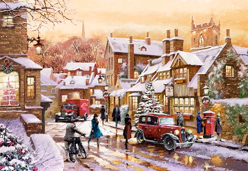 Castorland puzzel Winter-Nostalgie - 1000 stukjes