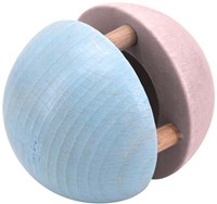 Voggenreiter VOG - Houten Bal met belletje Beady" pastel