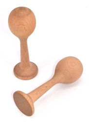 Voggenreiter sambaballen - Kleine houten maracas voor kinderen muziekplezier