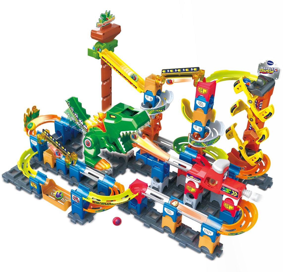 VTech knikkerbaan - Marble Rush Dino Adventures Magnetic Set