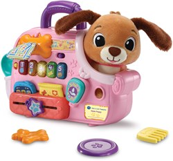 VTech Baby reis- en leer puppytas interactief speelgoed voor kinderen