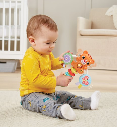 VTech baby tijger rammelaar - kleurrijke speelgoed rammelaar voor baby's-2
