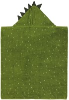 Trixie badcape biologisch katoen 75x75cm Mr. Dino babyhanddoek-2