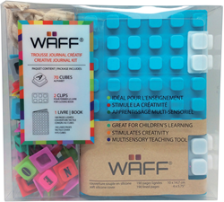 Waff creatief dagboek set - A6 multikleur siliconen notitieboek
