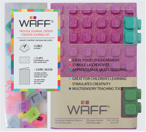 Waff Waff Creatief Dagboek Set A6 Glitter Roze