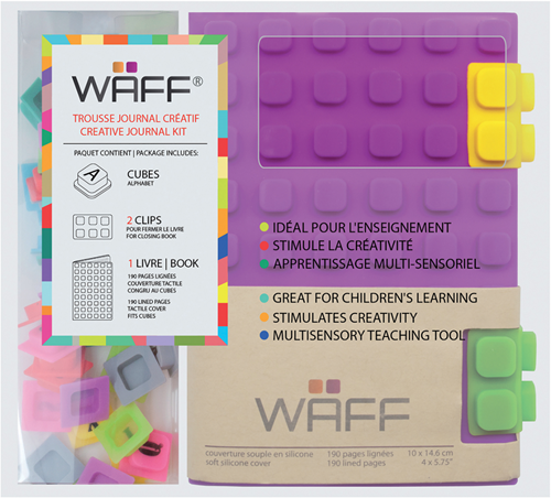 Waff Waff Creatief Dagboek Set A6 Paars
