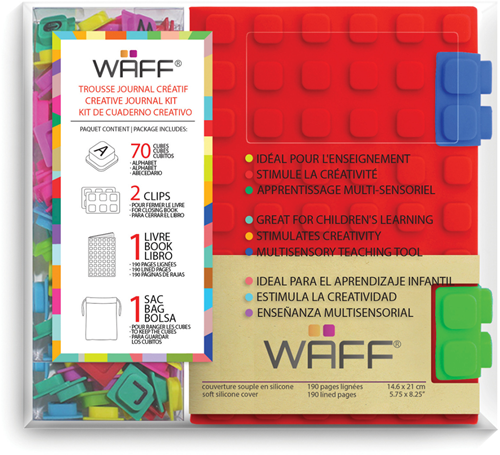 Waff Waff Creatief Dagboek Set A6 Rood