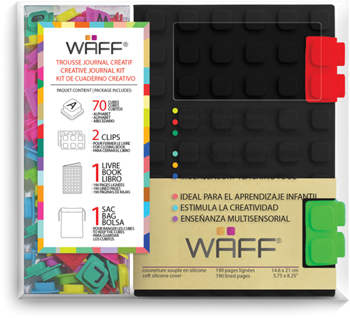 Waff Waff Creatief Dagboek Set A6 Zwart