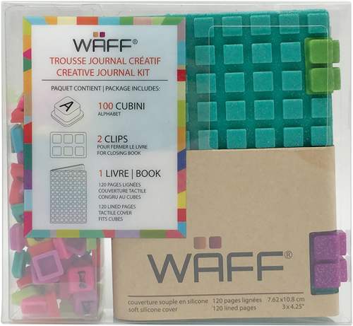 Waff Waff Creatief Dagboek Set A7 Glitter Groen