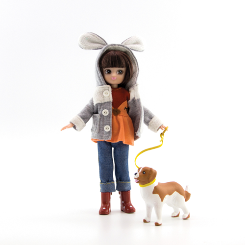 Lottie pop Walk in the Park - speelset met hond en accessoires