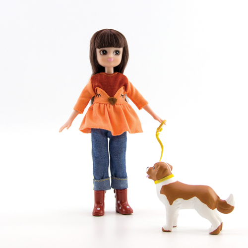 Lottie pop Walk in the Park - speelset met hond en accessoires-2