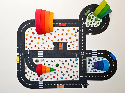 Waytoplay flexibele autobaan King of the Road - 40 stuks speelgoed-3