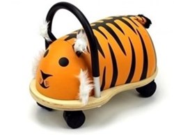 Wheelybug loopauto tijger groot - houten ride-on speelgoed tijger