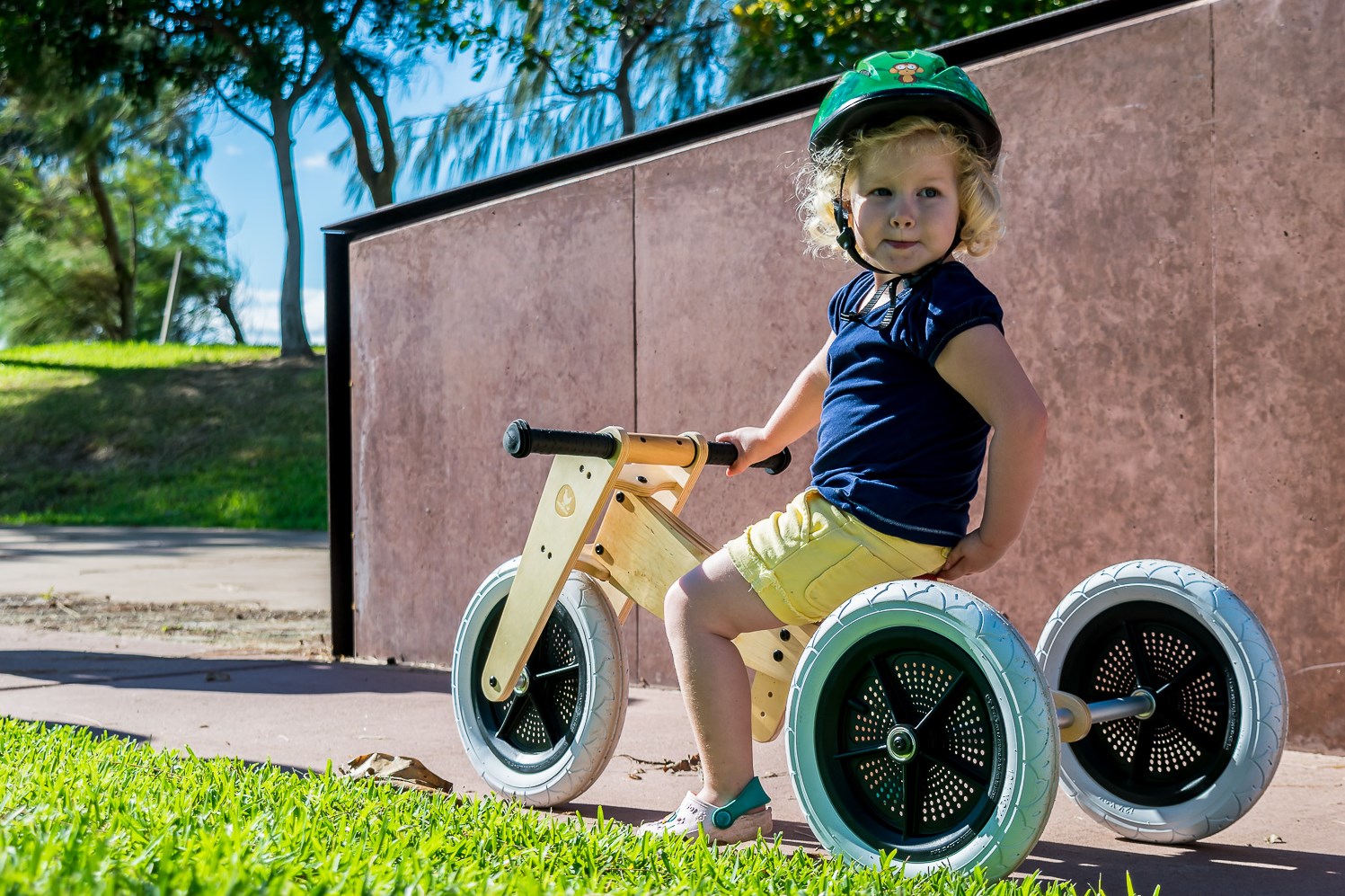 Telegraaf Pacifische eilanden Prestatie Wishbonebike Original 3-in-1 houten loopfiets - Naturel kopen?