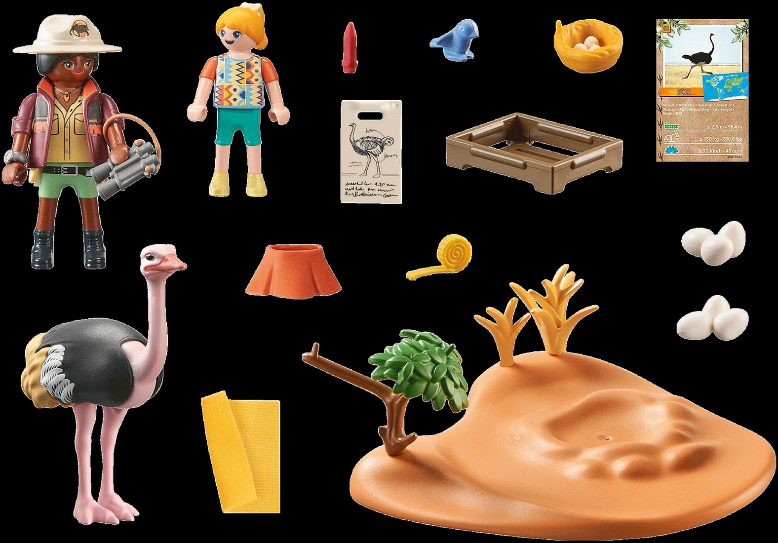 Playmobil Wiltopia Wiltopia - Ostrich Keepers